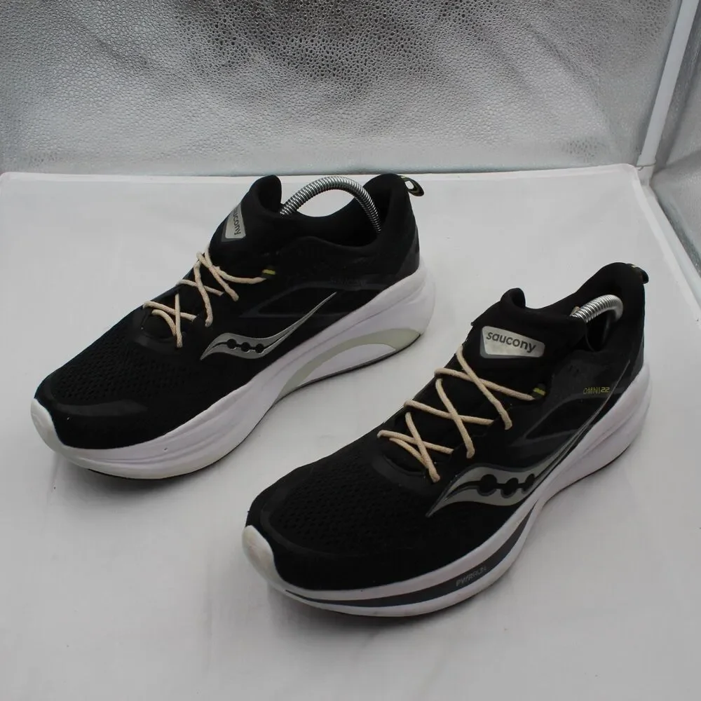 Saucony Omni 22 Men Size 10.5 Stability Running Shoes Cushioned Sneakers Black